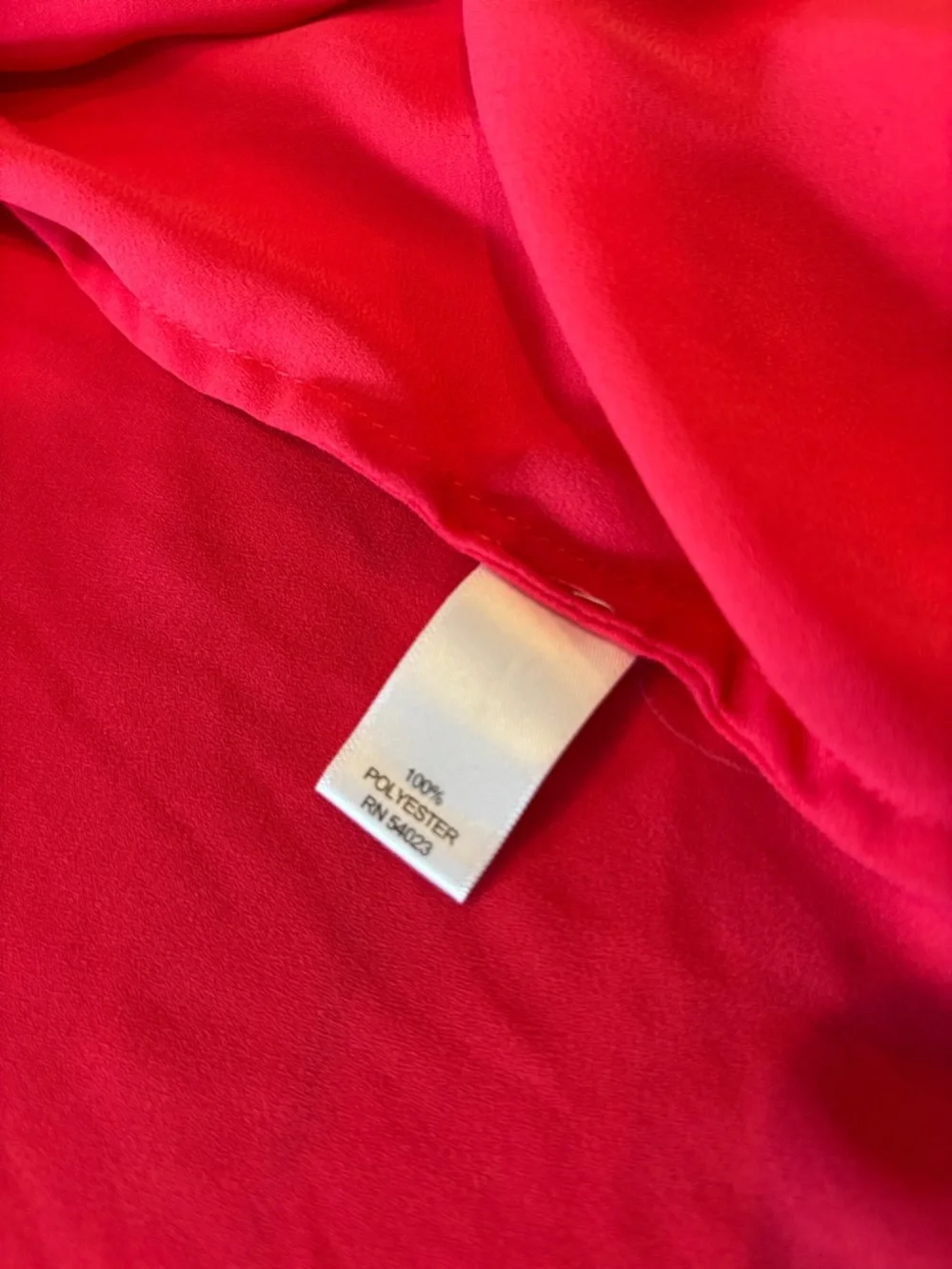 Banana Republic Red Pintuck Blouse - Picture 6 of 7